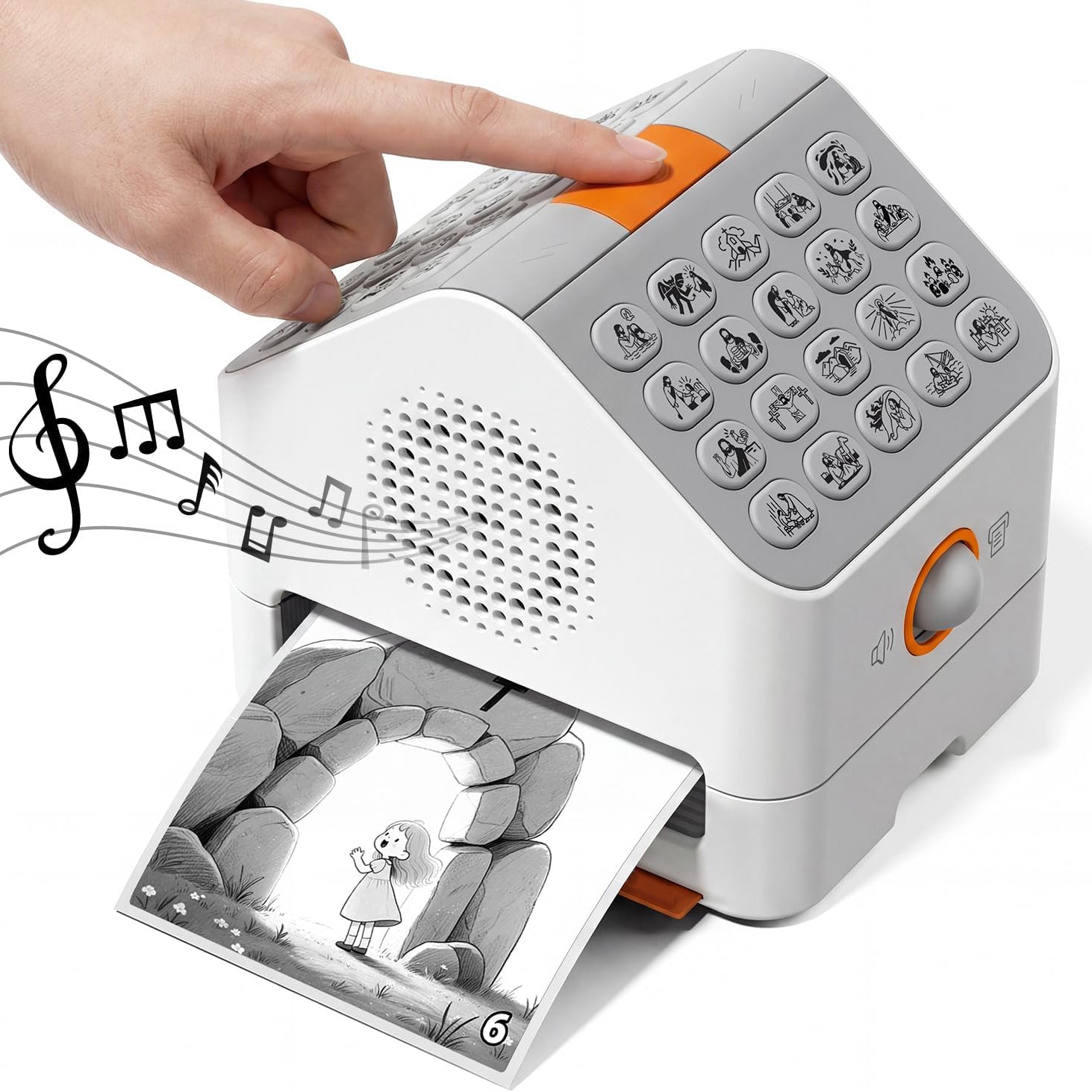 Children's Bible Story Player with Printer