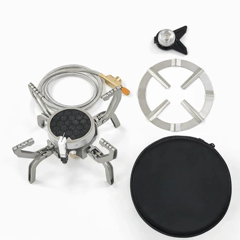 3800W Dual-Core Infrared Camp Stove – High-Power Portable Burner for Family & Car Camping