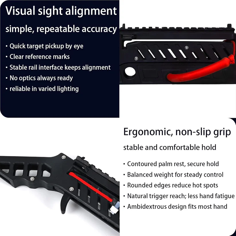 Foldable slingshot for adult practice