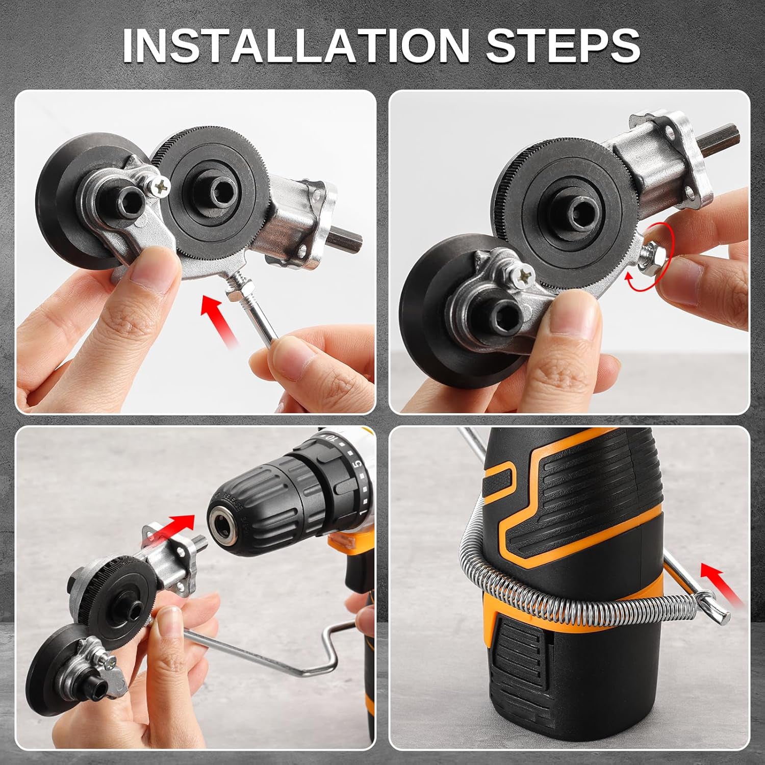Electric Drill Metal Sheet Cutter Attachment – DIY Drill-Powered Metal Cutting Tool