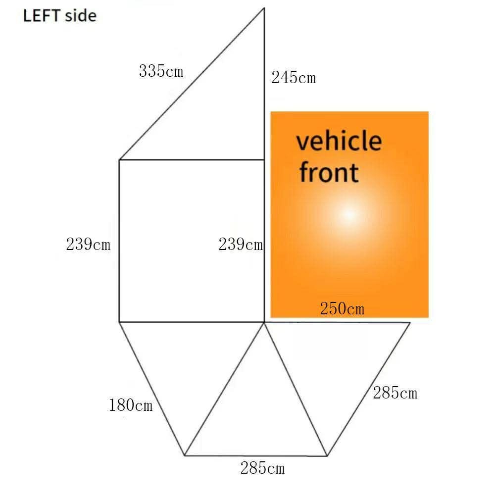270 XL Awning Wall Room Kit 