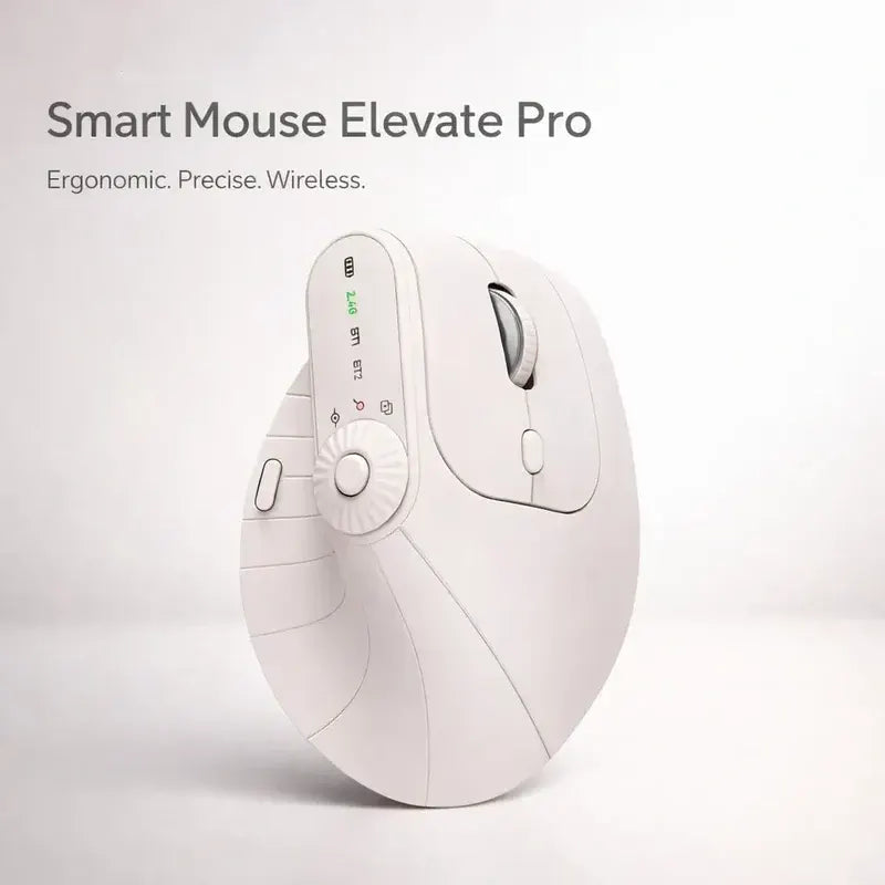 Smart Vertical Mouse – Ergonomic Wireless