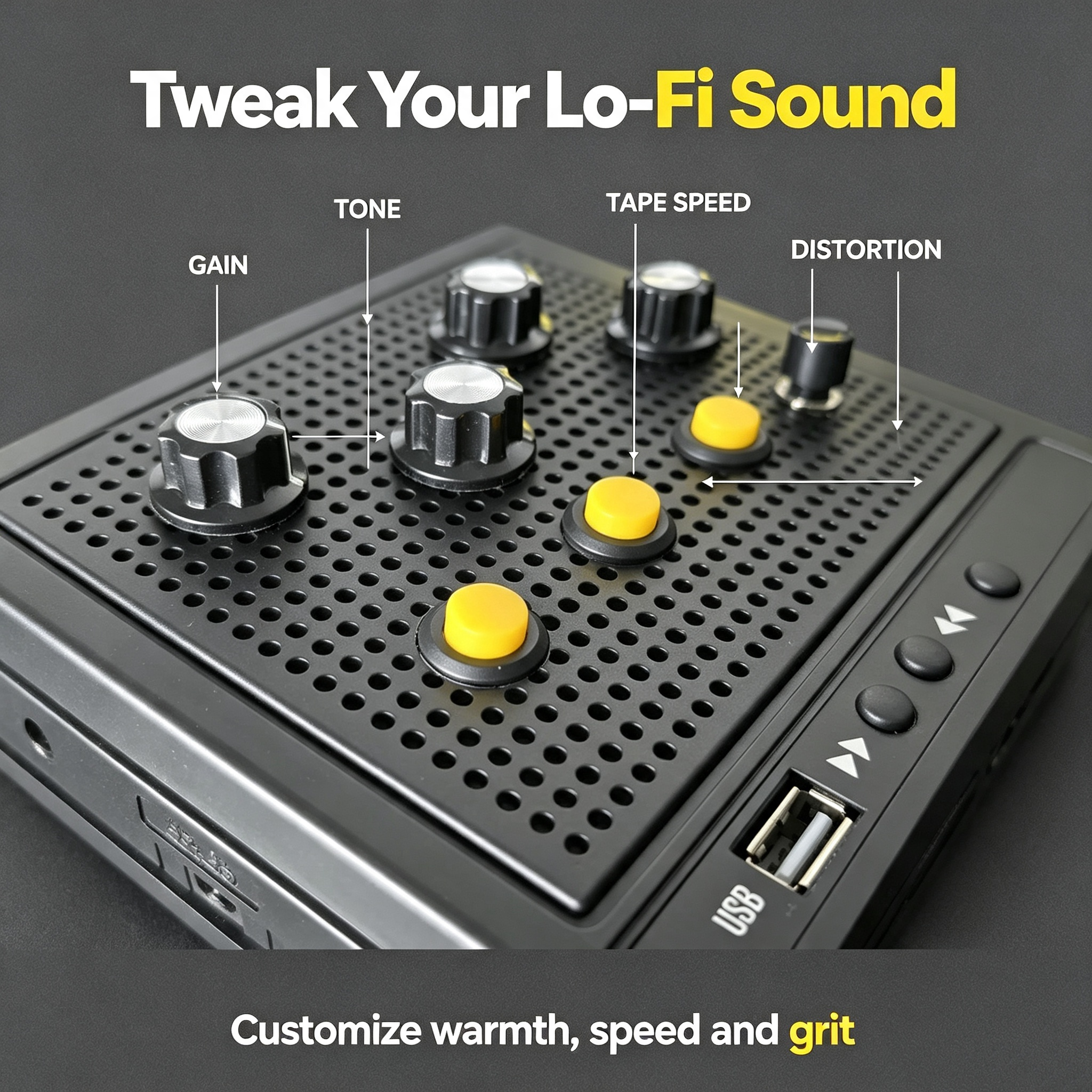 Bend Time. Warp Pitch. Play Your Tapes Like an Instrument.