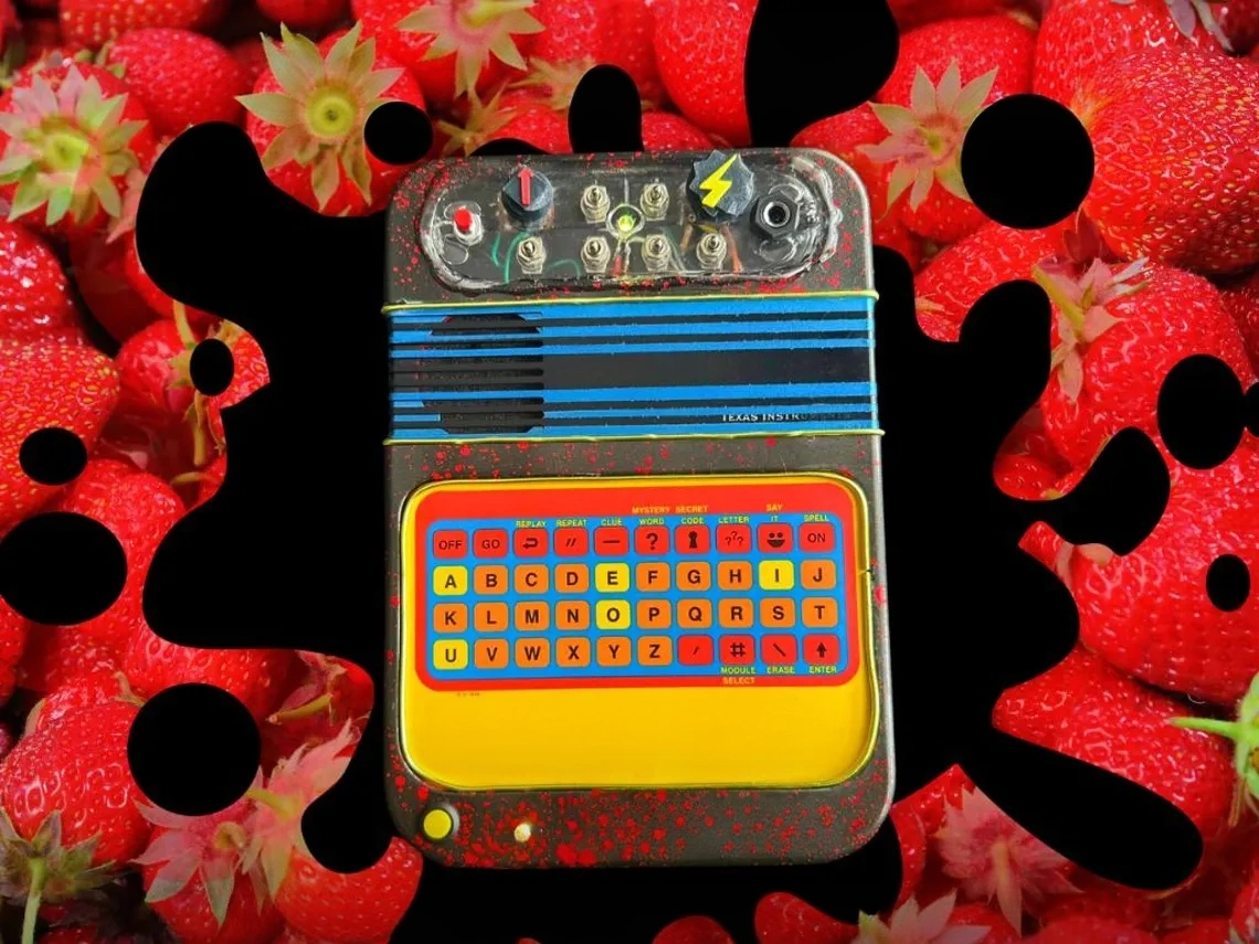Circuit-Bent Educational Math Toy – One-of-a-Kind Glitch Instrument with Color-Changing LEDs 