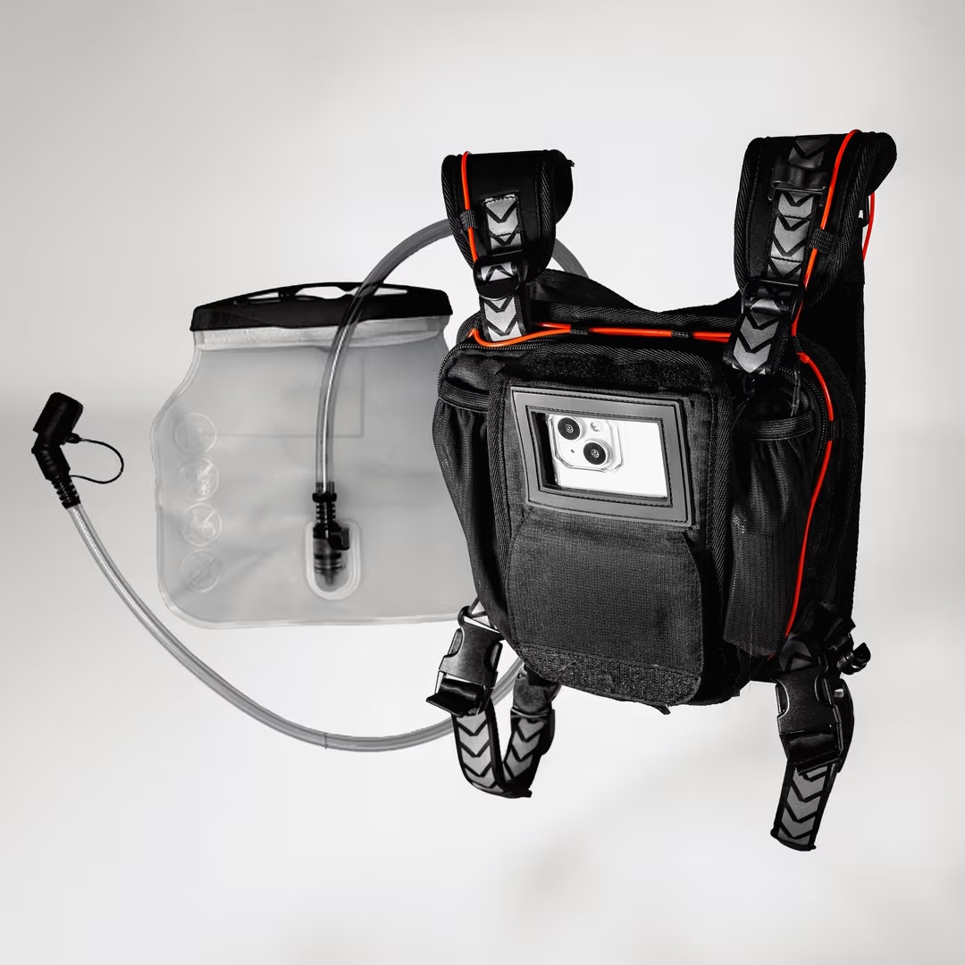 Winter Chest Pack with EL Wire – Hands-Free Access for Ski, Snowboard & Adventure
