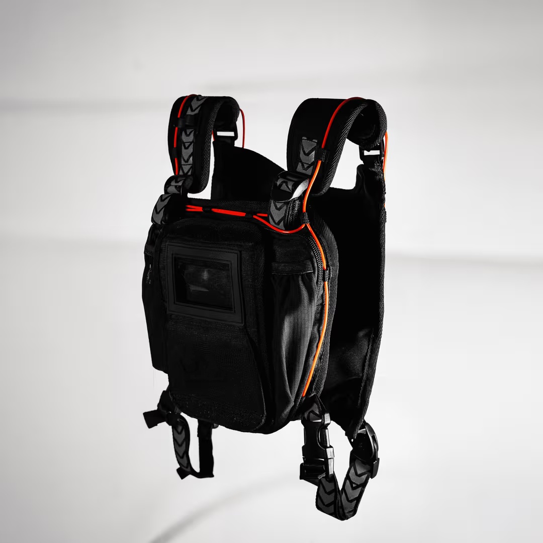 Winter Chest Pack with EL Wire – Hands-Free Access for Ski, Snowboard & Adventure
