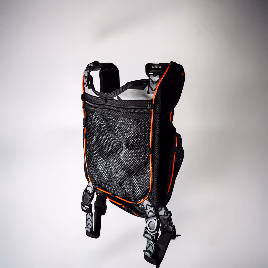 Winter Chest Pack with EL Wire – Hands-Free Access for Ski, Snowboard & Adventure