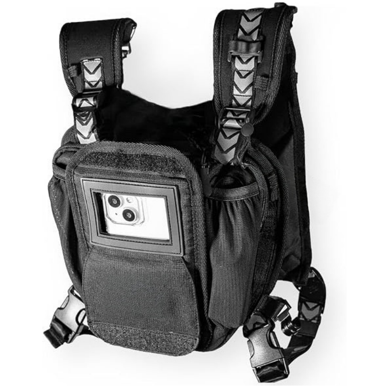 Winter Chest Pack with EL Wire – Hands-Free Access for Ski, Snowboard & Adventure