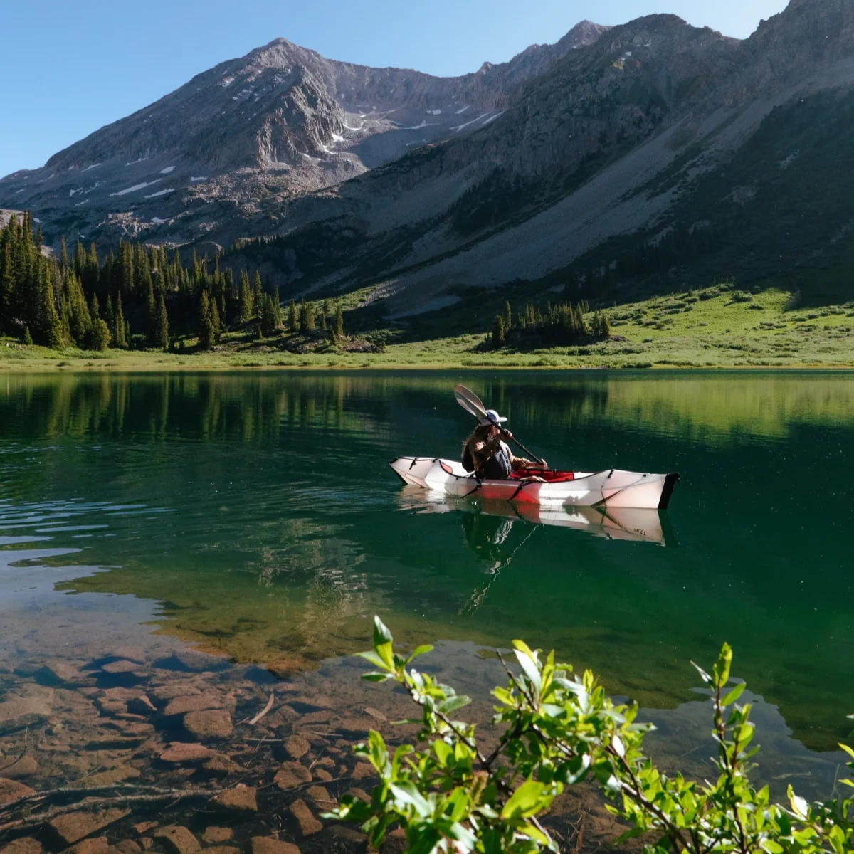 Foldable Origami Kayak – Sport Edition with Gel Seat & Rail System 