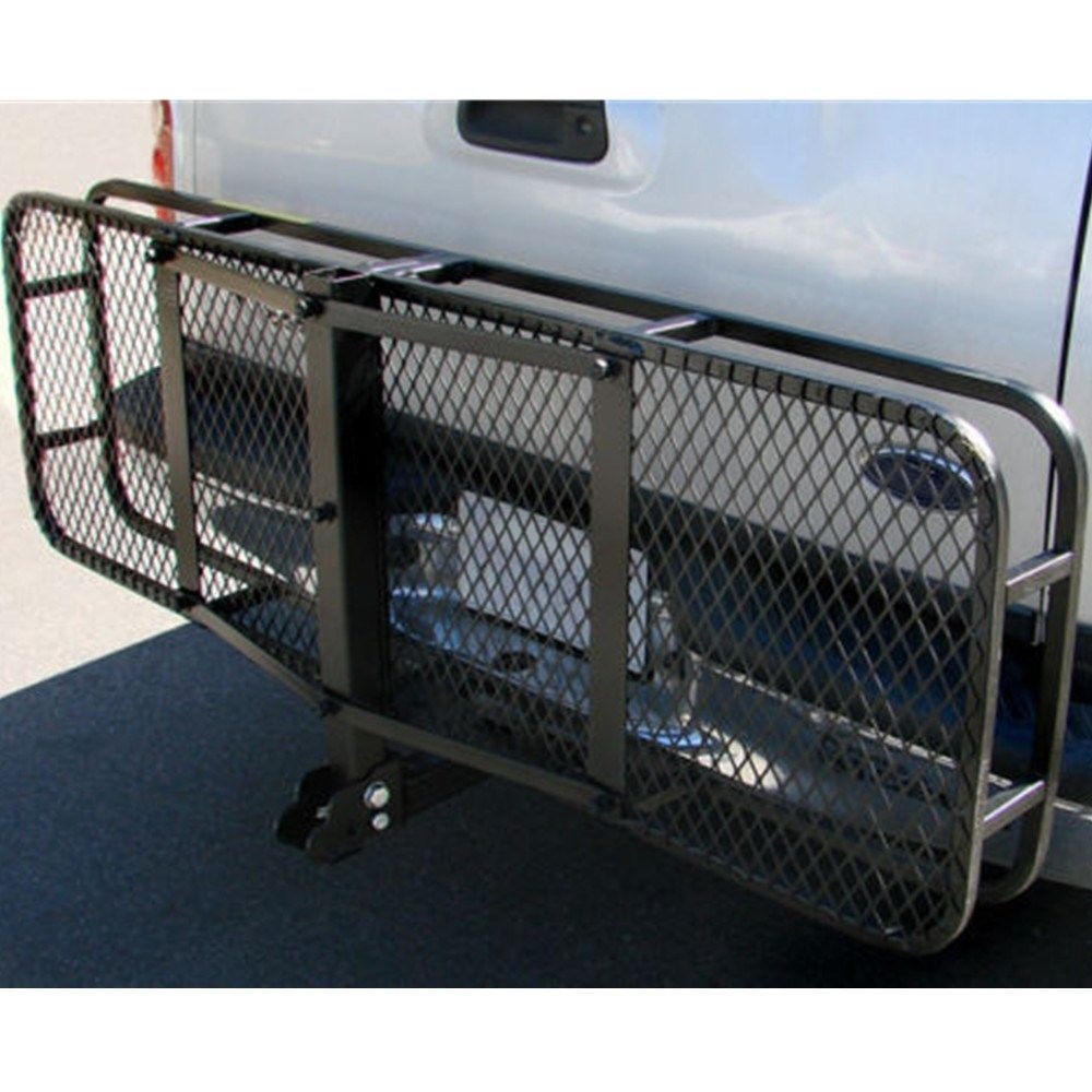 Folding Hitch Cargo Carrier – 750 lb Capacity for SUVs, Trucks & Vans
