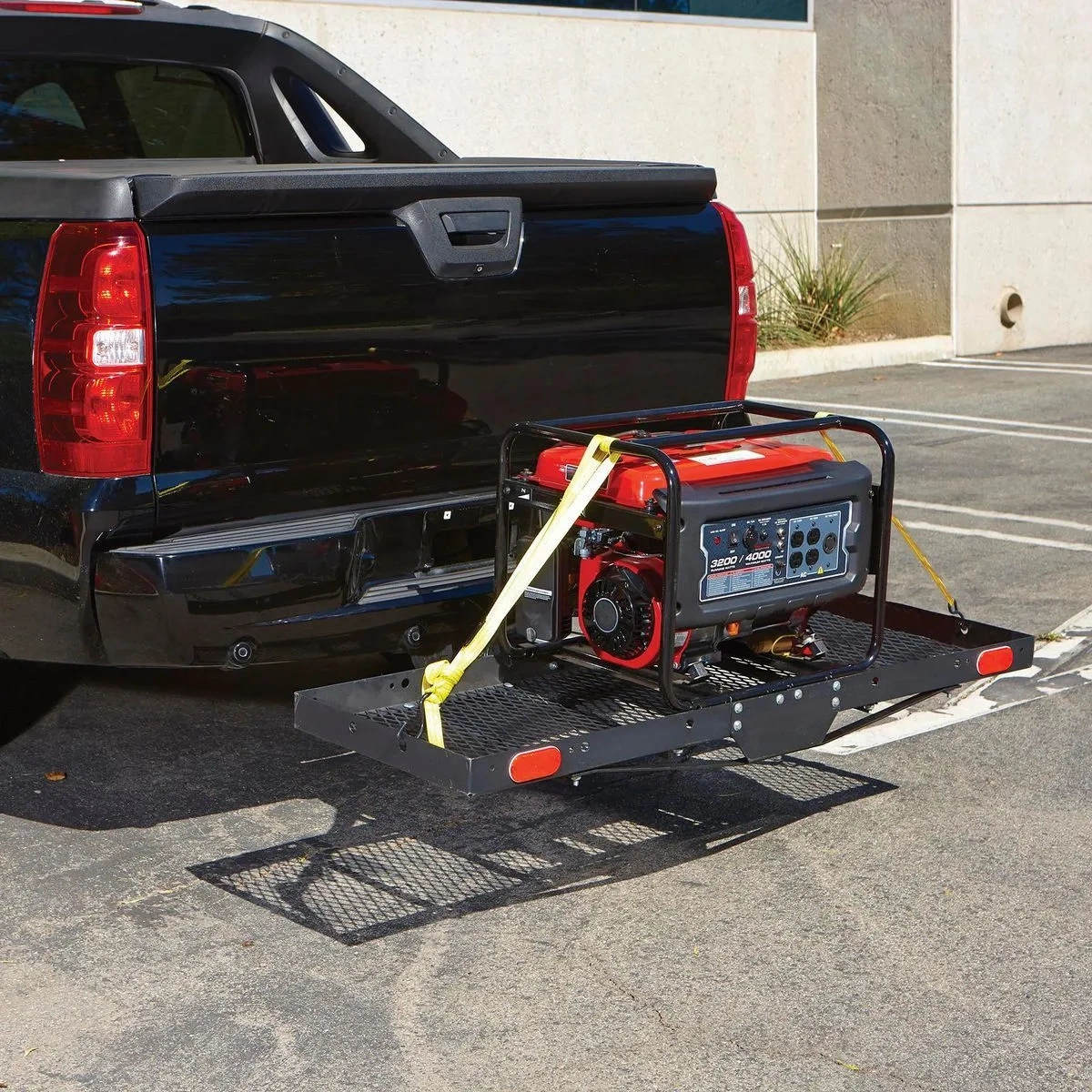 Folding Hitch Cargo Carrier – 750 lb Capacity for SUVs, Trucks & Vans