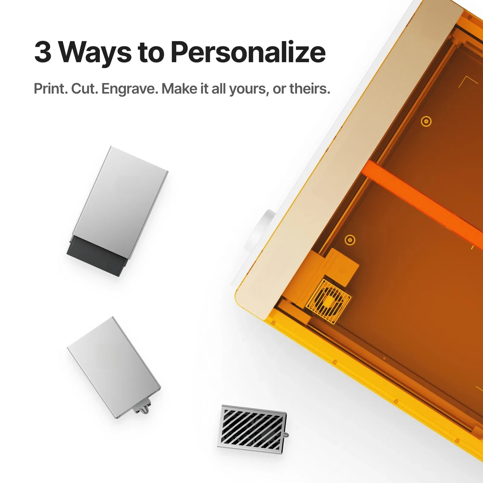 All-in-One Color Laser Cutter & Engraver – CMYK Print & Cut Machine