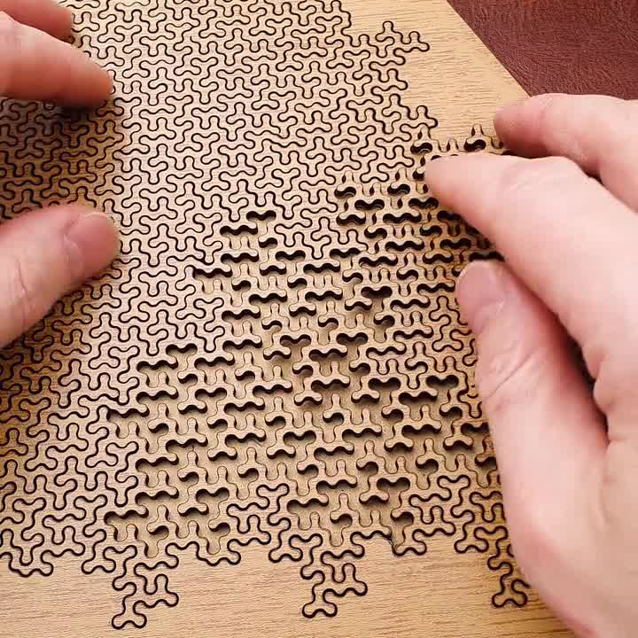 Fractal Jigsaw Puzzle – High Difficulty Brain Teaser
