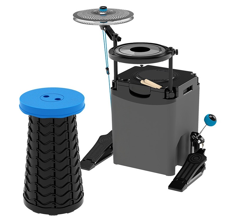 Essential Drum Set – Compact, Portable Acoustic Kit for Any Space