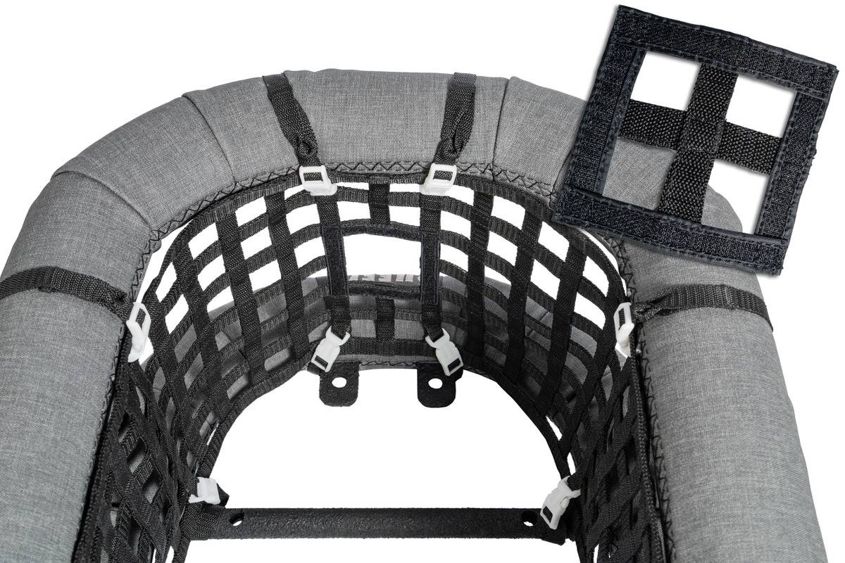 Dog Safety Net for Ride-Along Seats – Hind Paw Containment & Protection 