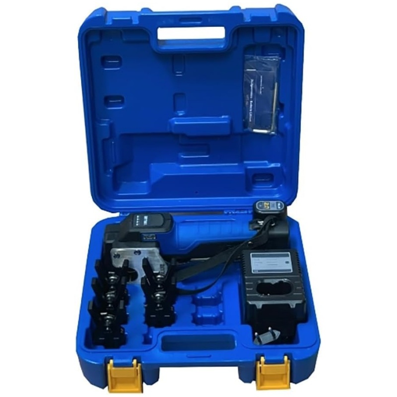 Cordless HVAC Flaring Tool Kit – 8 Clamps & 2000mAh Battery for Mini-Split Systems
