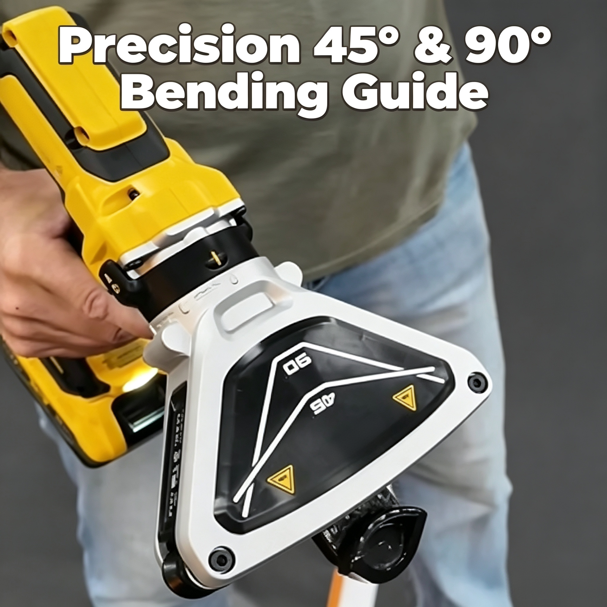 20V Cordless Rebar Bender – Handheld Solution for #5 Bar & 90° Bends