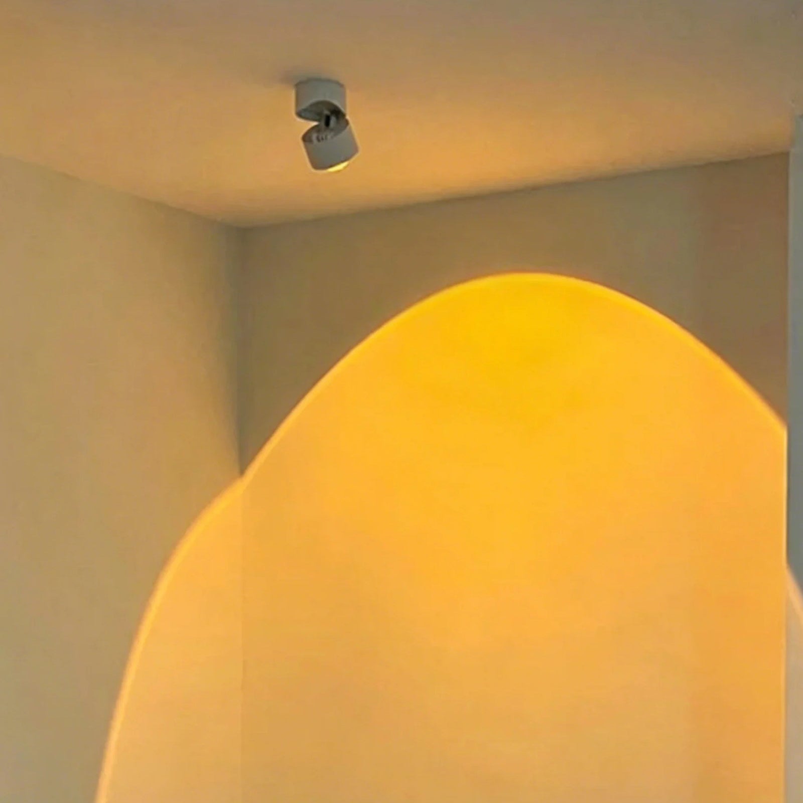 Rotatable Sunset Projection Spotlight – LED Indoor Ceiling Downlight