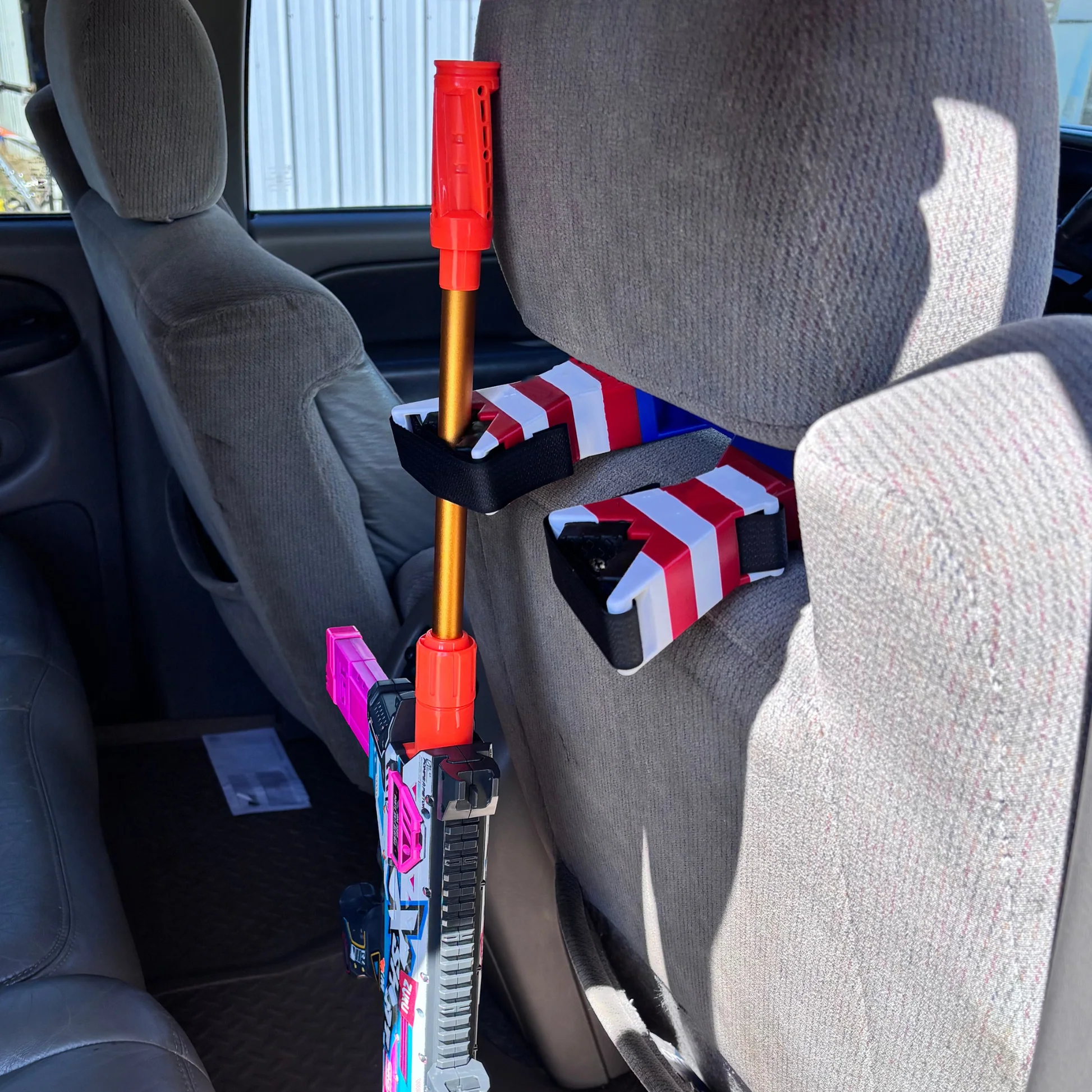 Seat Back Gun Rack – Dual Gun Seat Mount