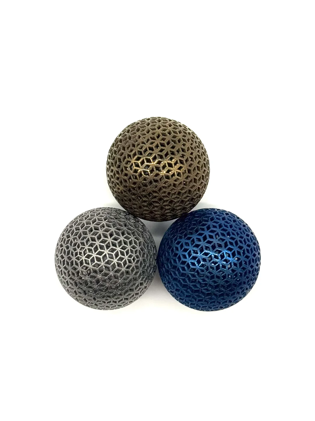 Titanium Spherical Lattice Ball – Hollow Geometric Bounce Toy for Precision Play