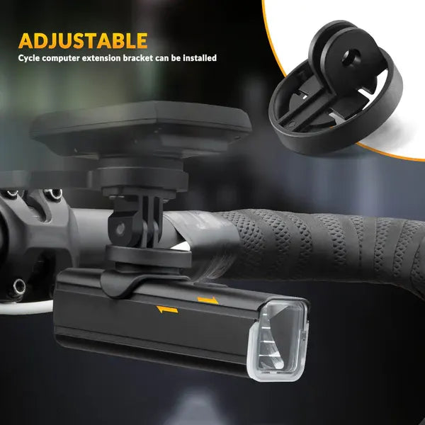 Bike Front Light – 1500 Lumens | 5000mAh Rechargeable