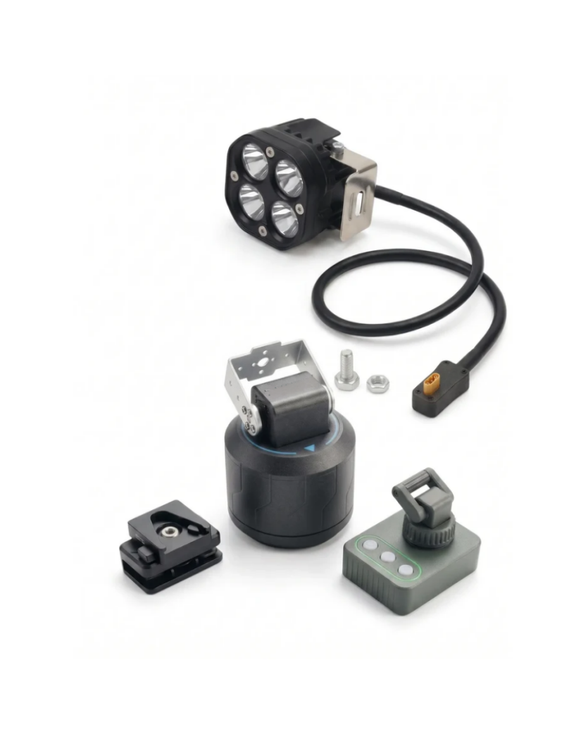 Outdoor Thermal Scanner Mount with Remote Control & Stable Magnetic Base