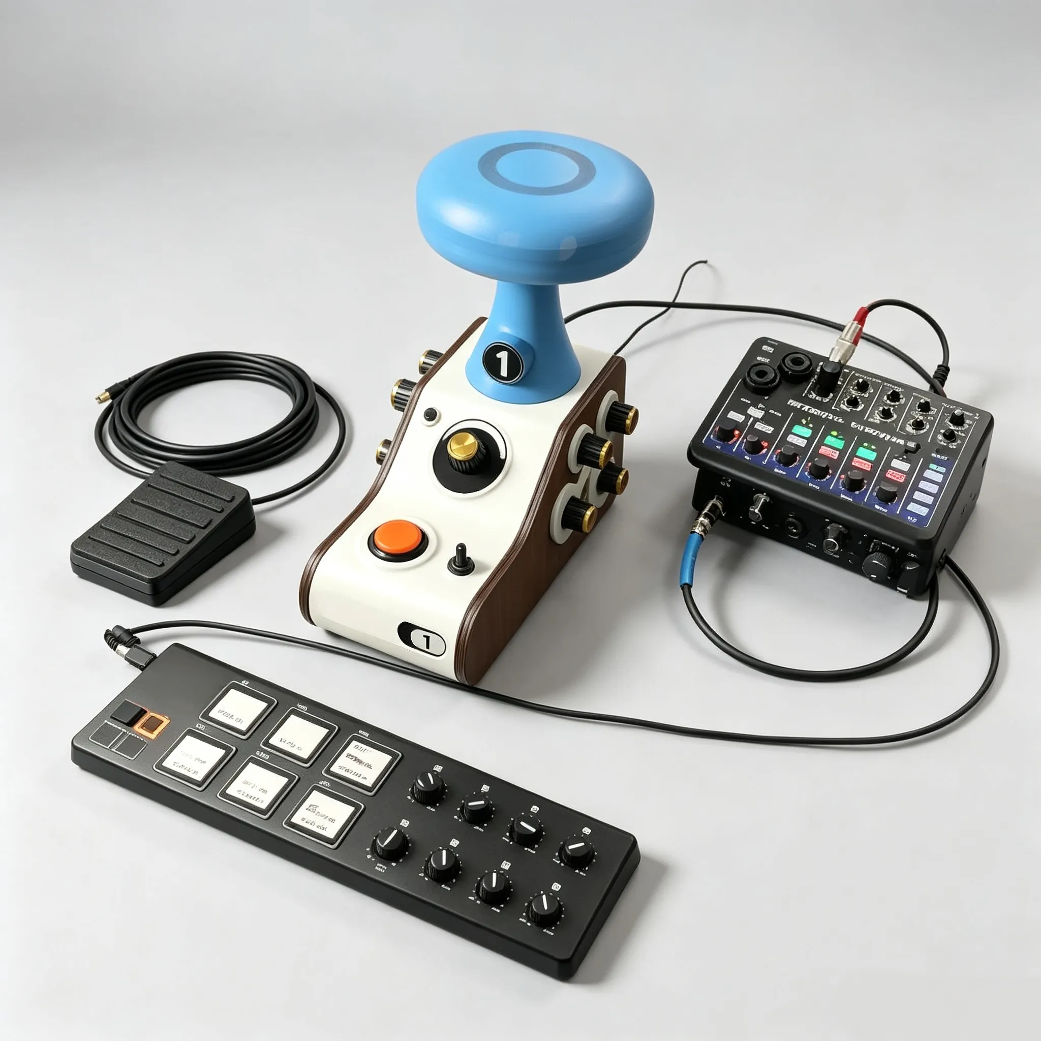 Motor-Controlled Experimental Instrument – Mechanical Sound Engine with USB-C MIDI & Onboard Effects