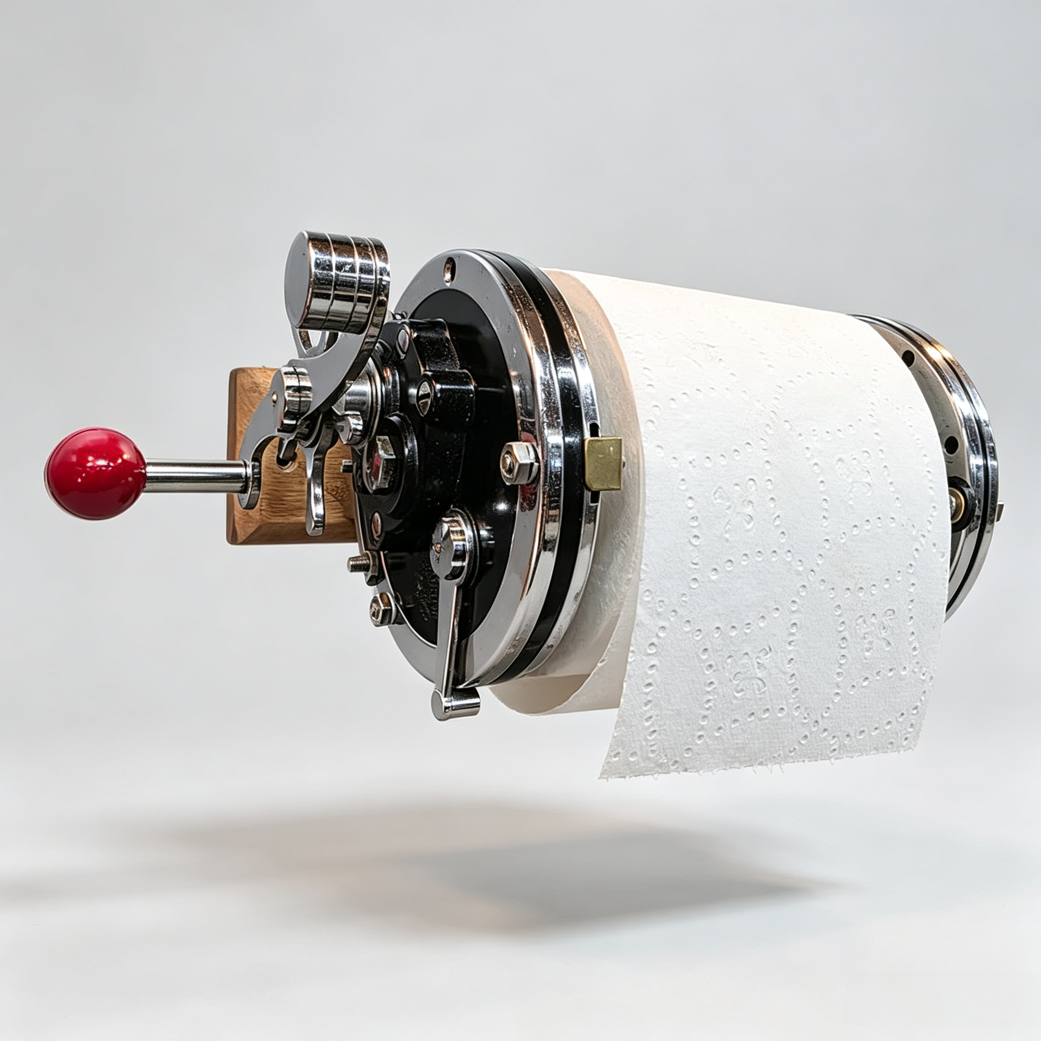 Fishing Reel Toilet Paper Holder – Wall Mounted