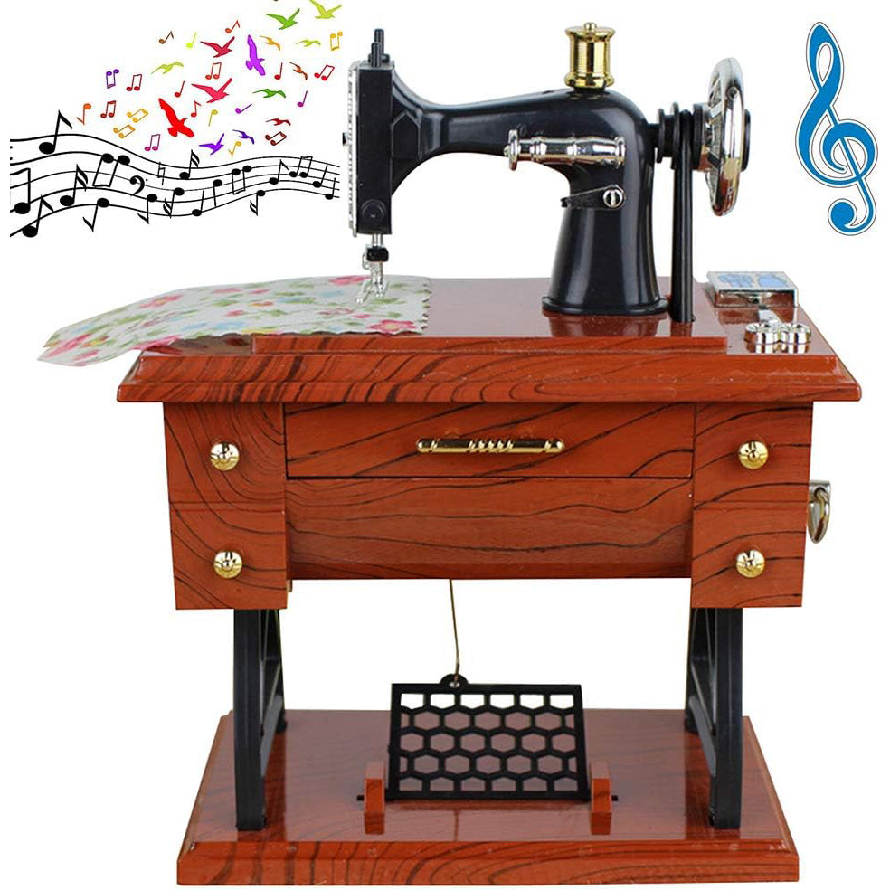 Sewing Machine Music Box – Vintage Design