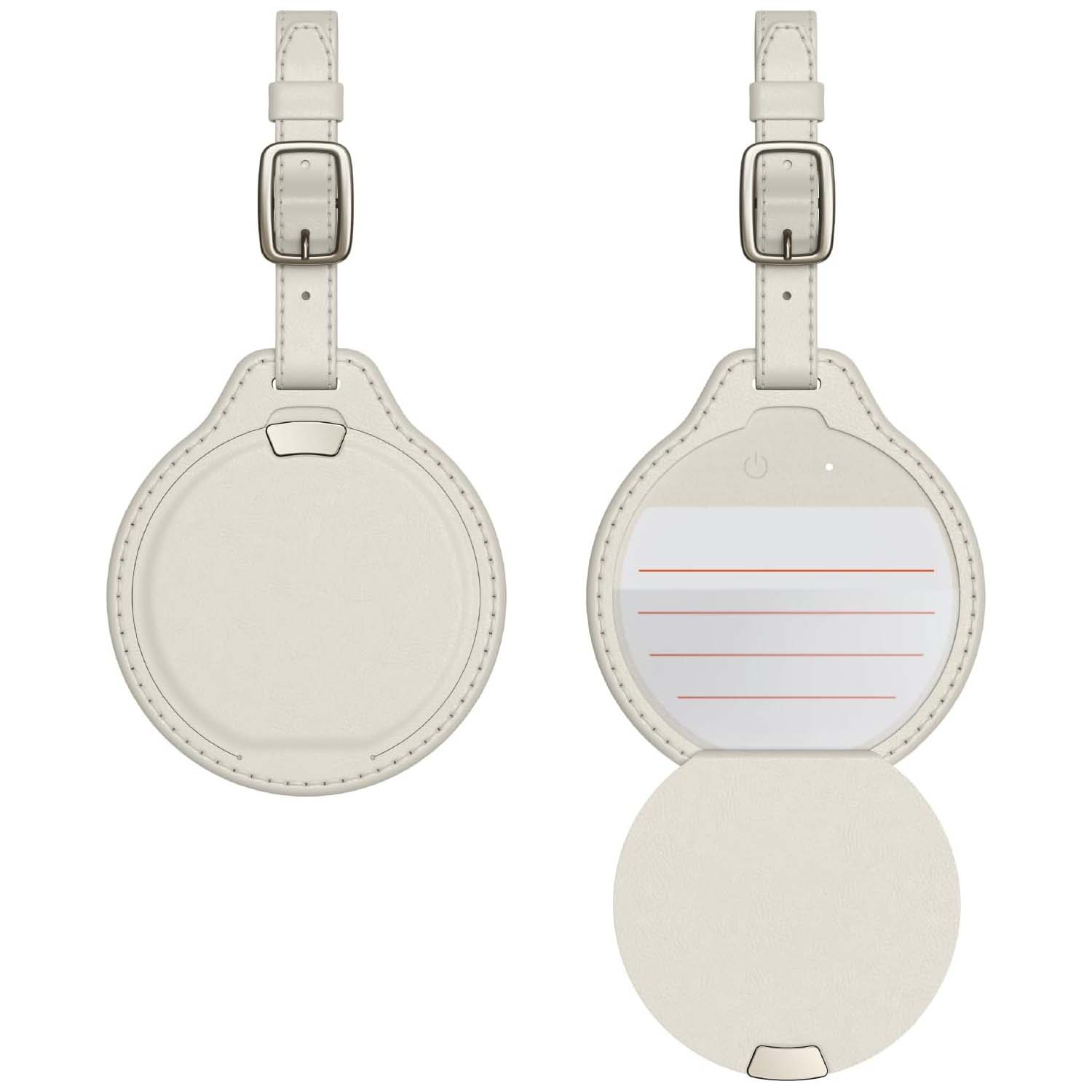 Vegan Leather Luggage Tag