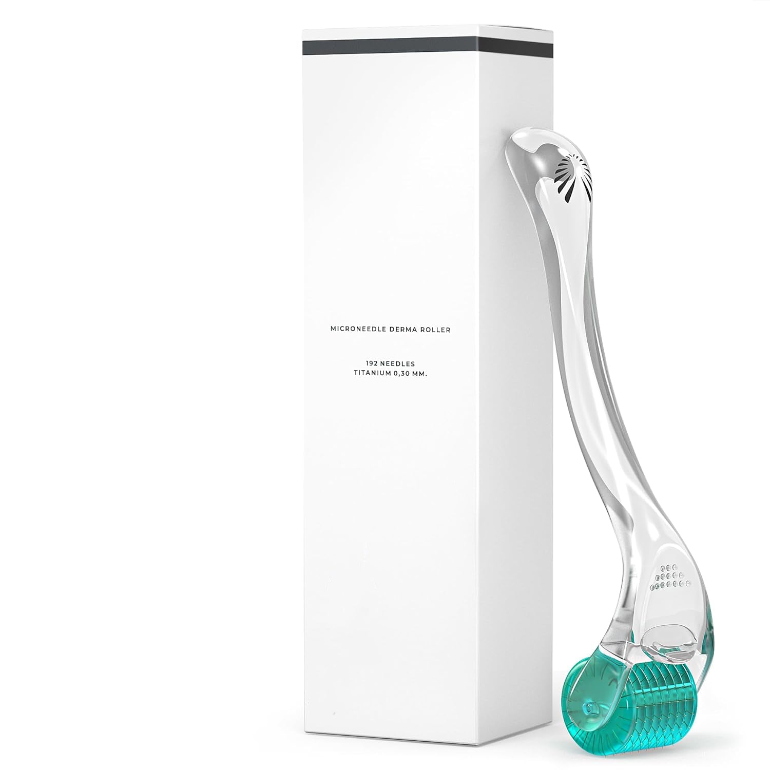 Derma Roller with Storage Case – 192 Microneedles Skin Care Tool