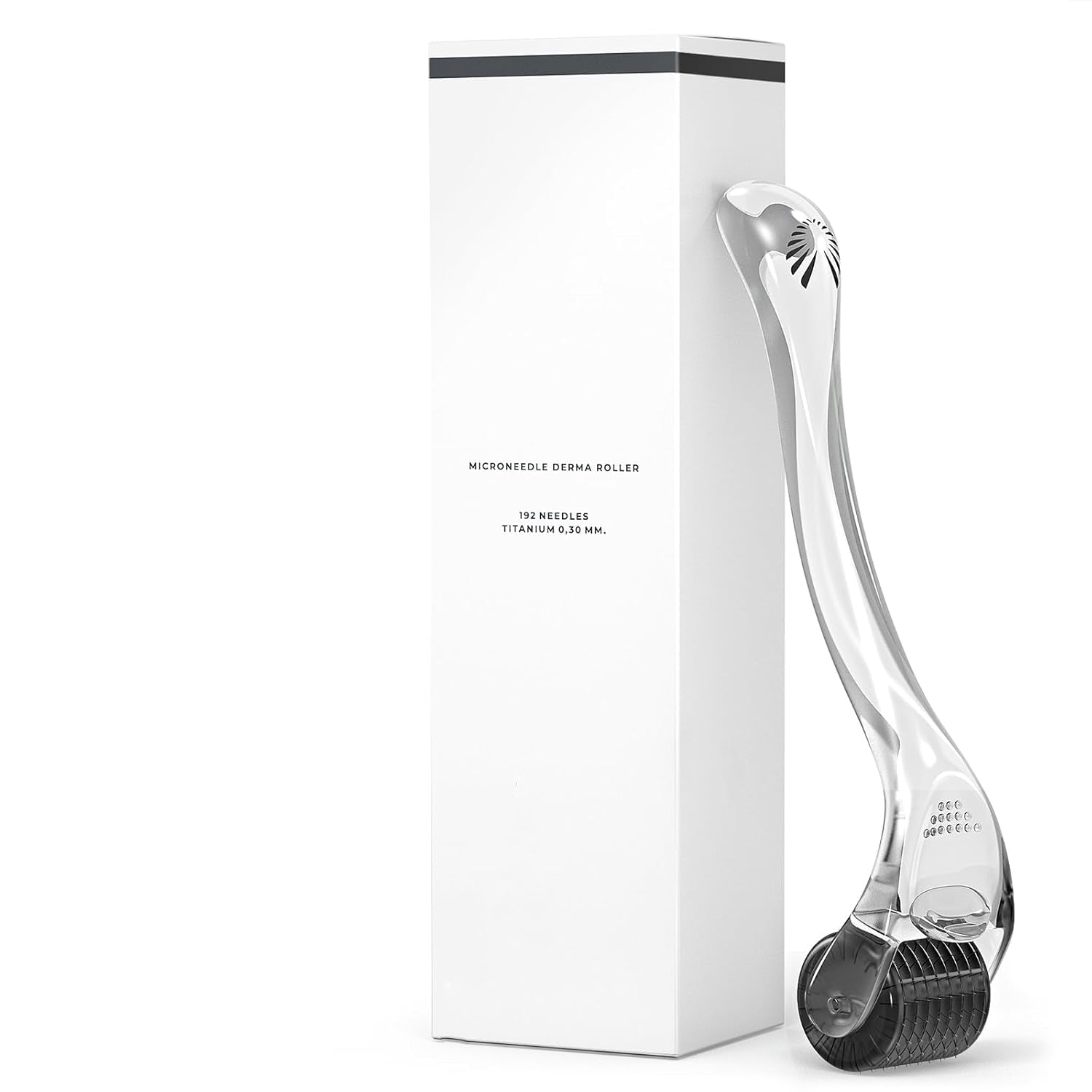 Derma Roller with Storage Case – 192 Microneedles Skin Care Tool