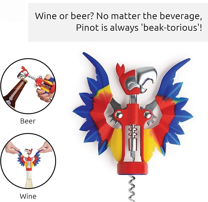 Bird Shape & Beer Opener — Creative Corkscrew & Bottle Opener