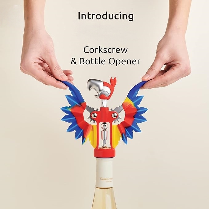 Bird Shape & Beer Opener — Creative Corkscrew & Bottle Opener