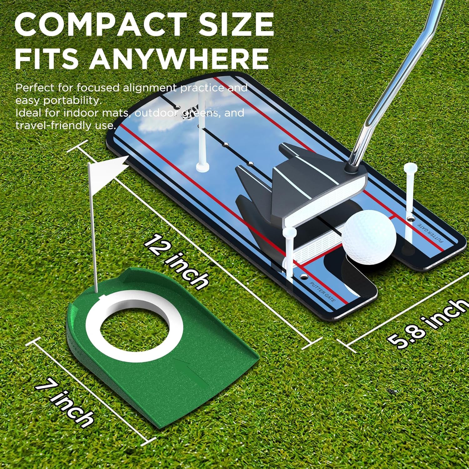 Golf Putting Mirror – Alignment Training Aid for Stability & Accuracy