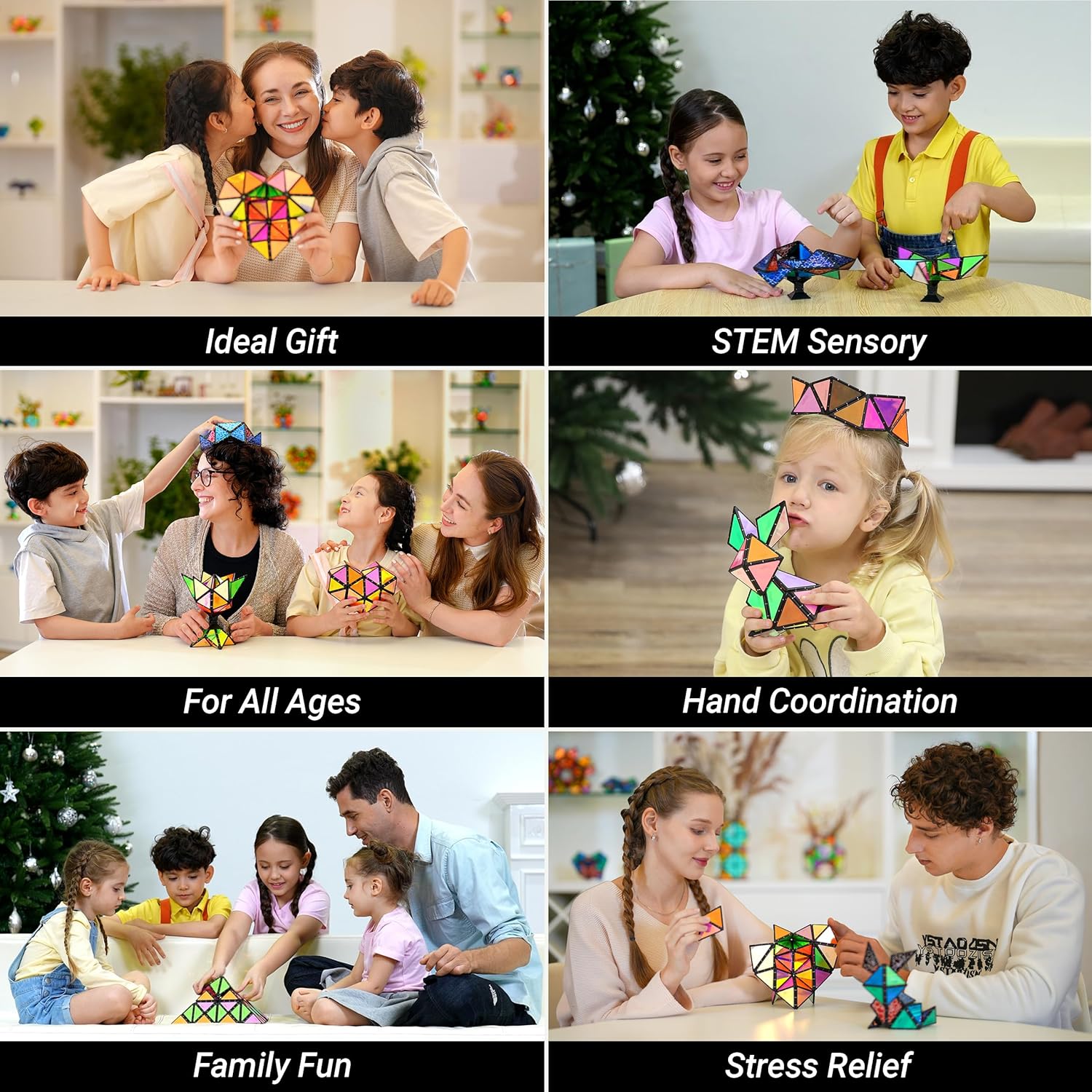 The magnetic pyramid: One cube can be transformed into 1 billion shapes