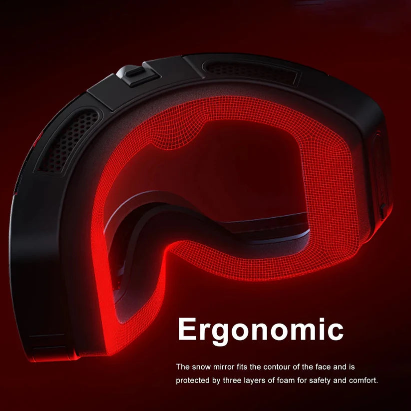 4K UHD Ski Goggles – Built-In 4K Camera