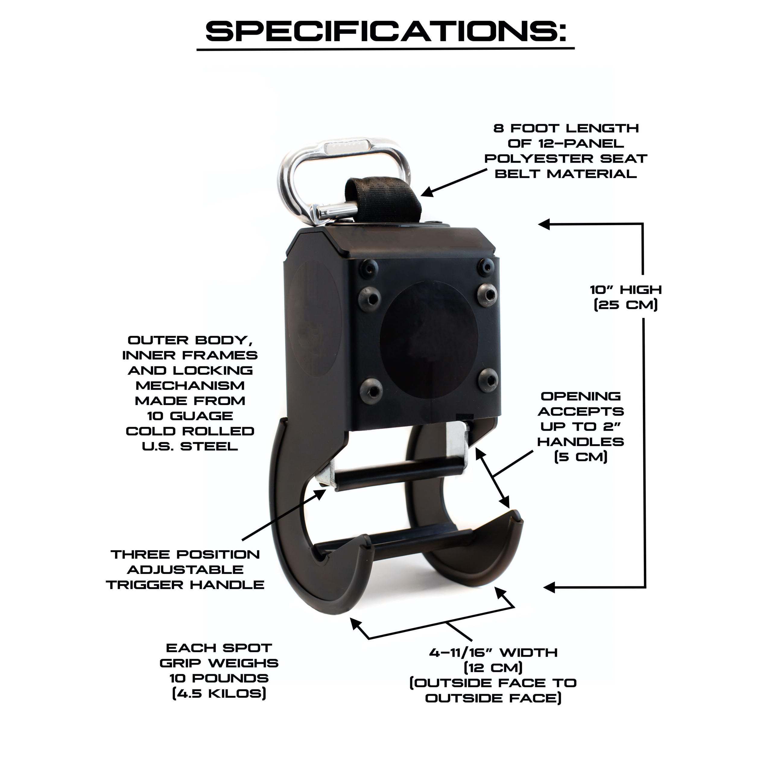 Heavy-Duty Dumbbell Safety Spotter