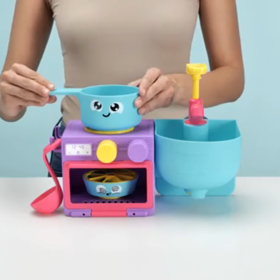 Bubble Baking Bath Toy – Kitchen-Themed Bubble Maker Set for Toddlers