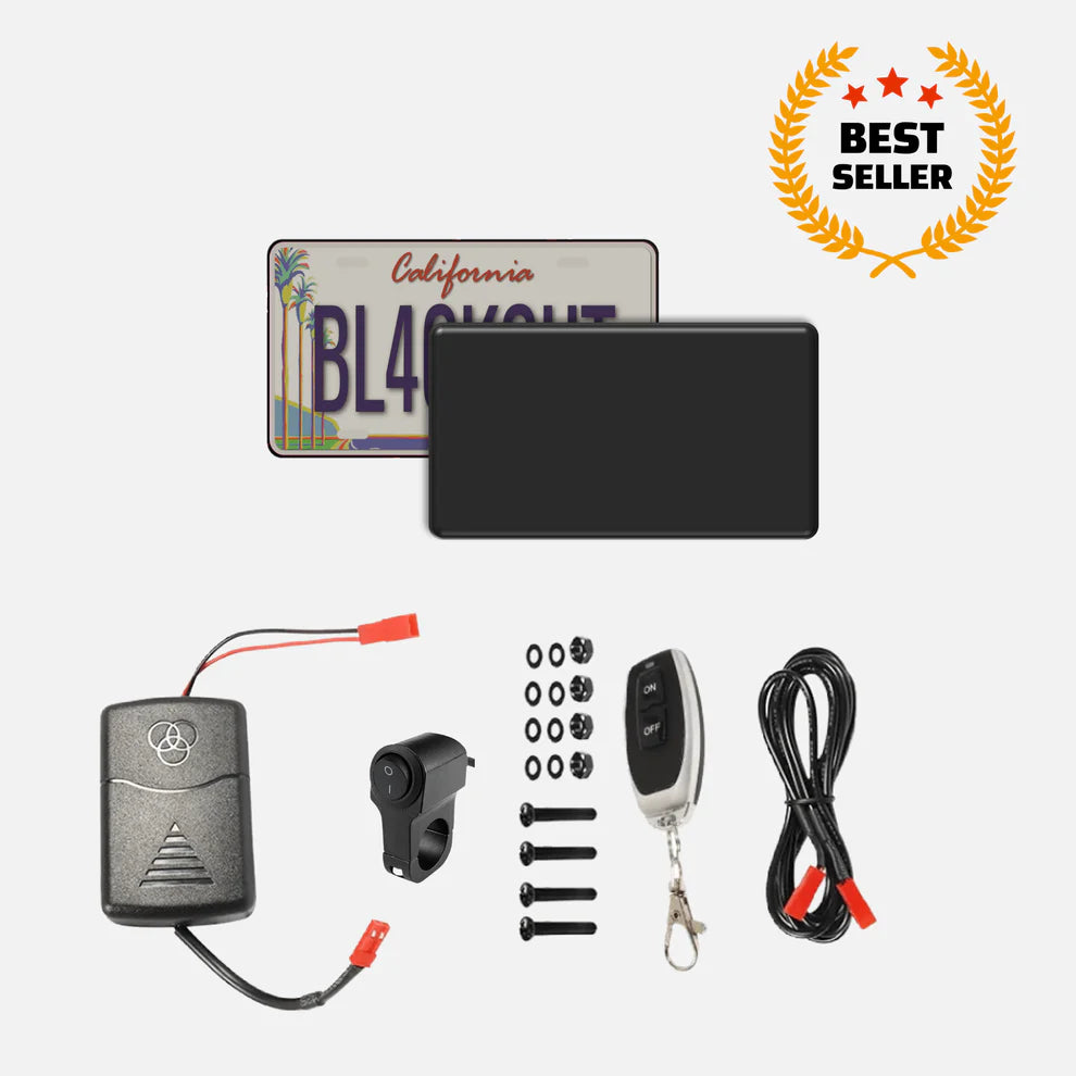 Hiding license plate -  Hide license plate in 0.01 milliseconds