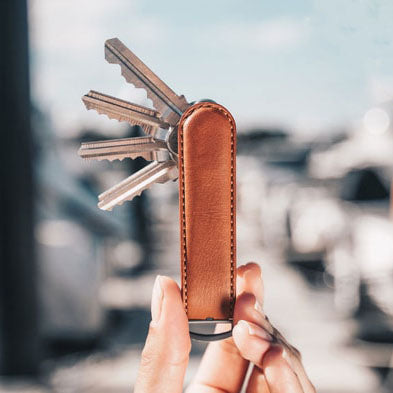 Top-Grain Leather Key Organizer – Minimalist Key Holder