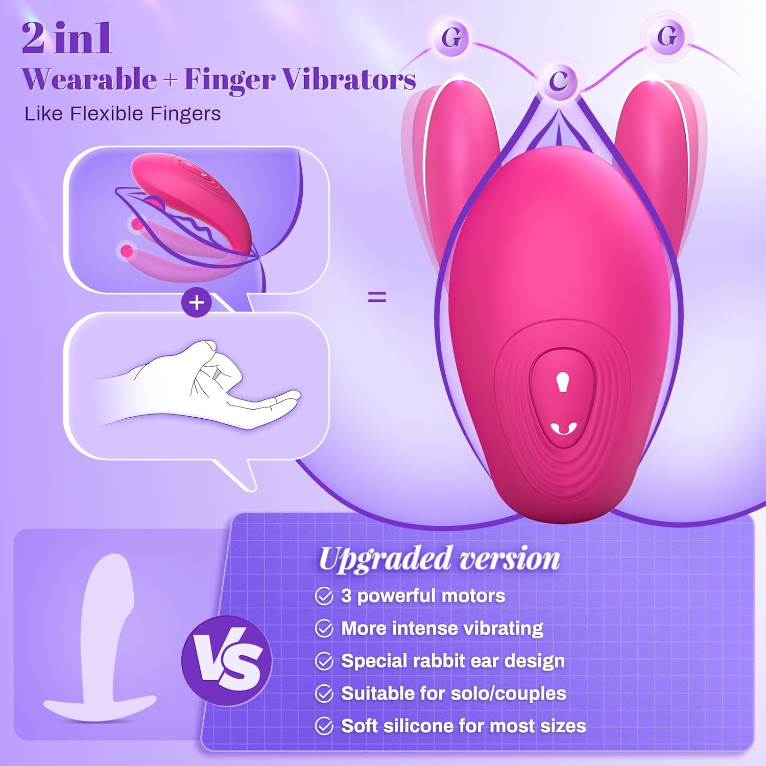 🔥🔥 2025 New Upgraded Version Sale 49% Discount🎁Lover’s Touch — Like His Fingers Anytime Anywhere