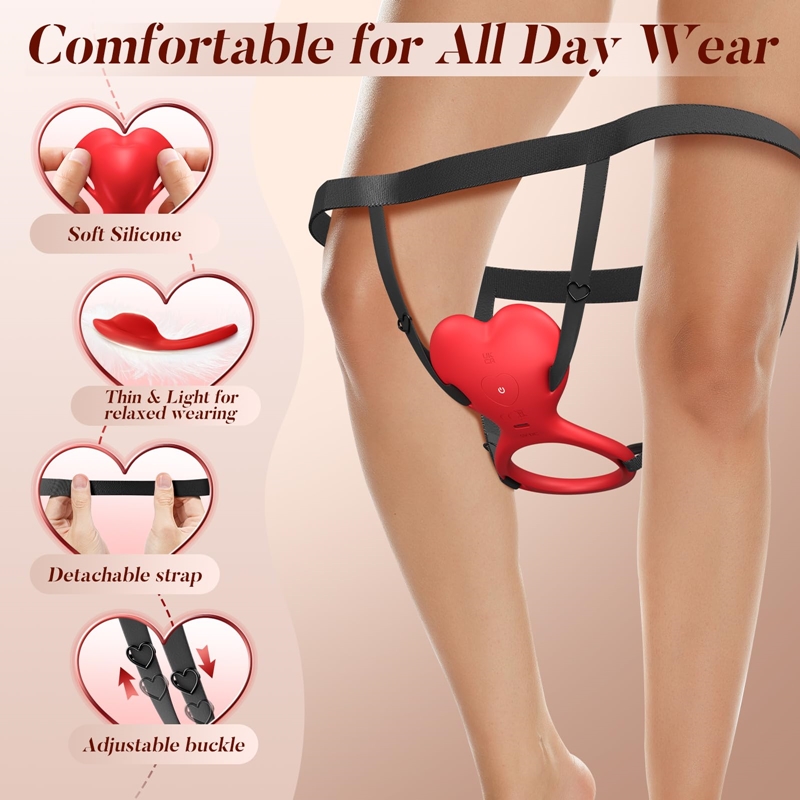 💥 Low Stock Alert! 🔥Couple's Vibrator - Ace of Hearts 💑
