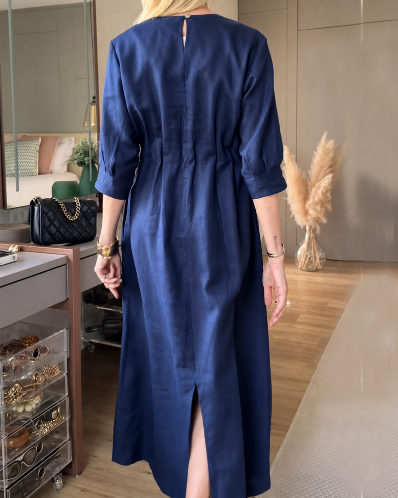 Women's Spring and Summer Comfortable Linen Dress
