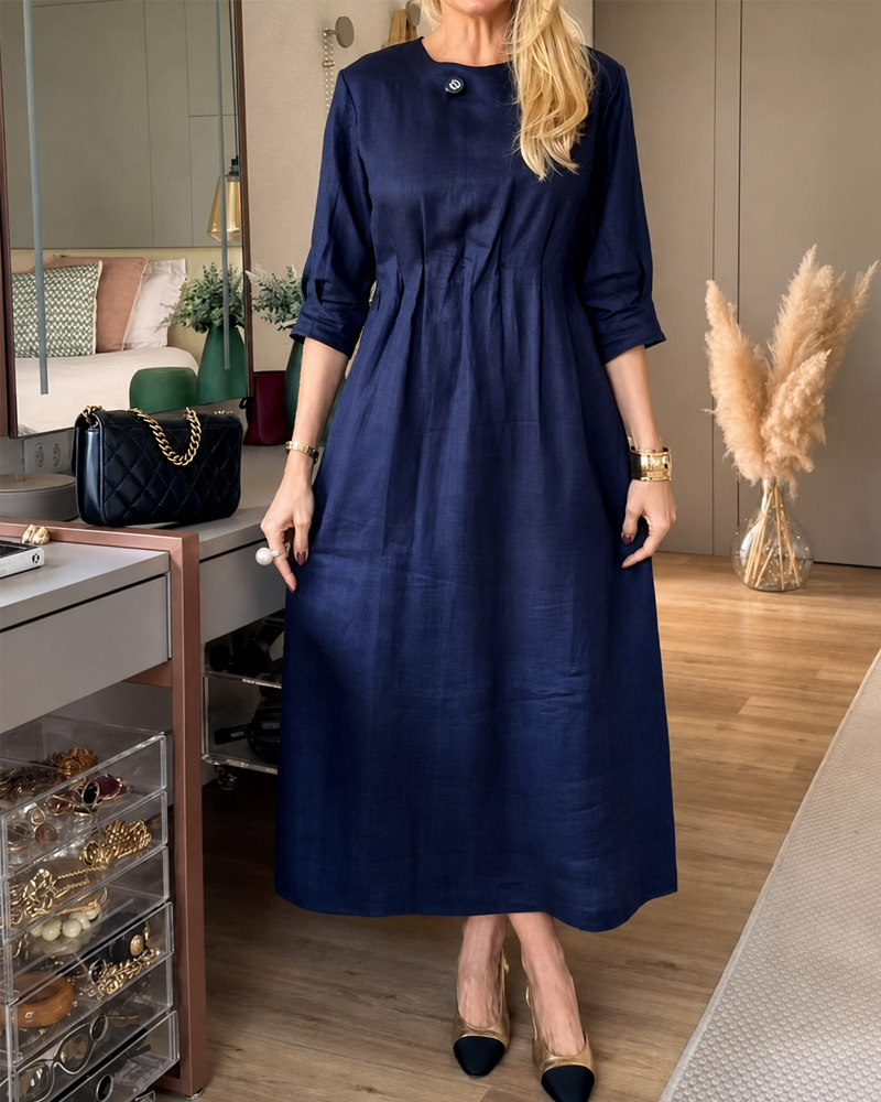 Women's Spring and Summer Comfortable Linen Dress
