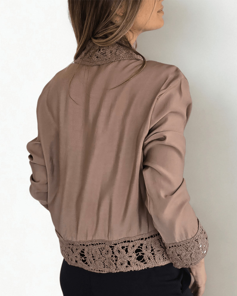 Women's Spring/Summer Fashion Patchwork Shirt