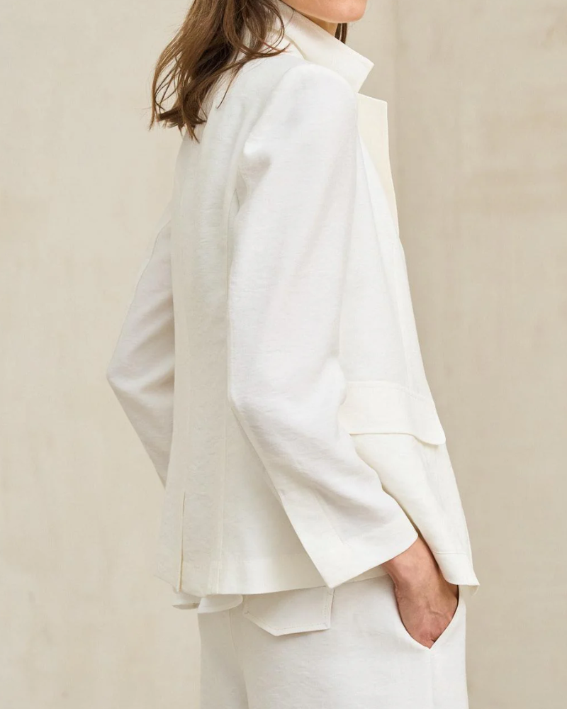 Women’s Lightweight Jacket & Wide Leg Pants 2-Piece Set