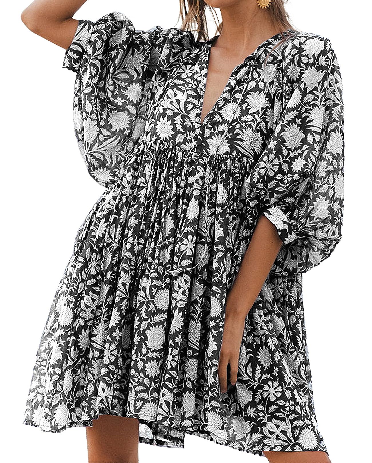 50%OFF 🔥 Women'S Summer Dress - Casual Bohemian Style - Floral Pattern