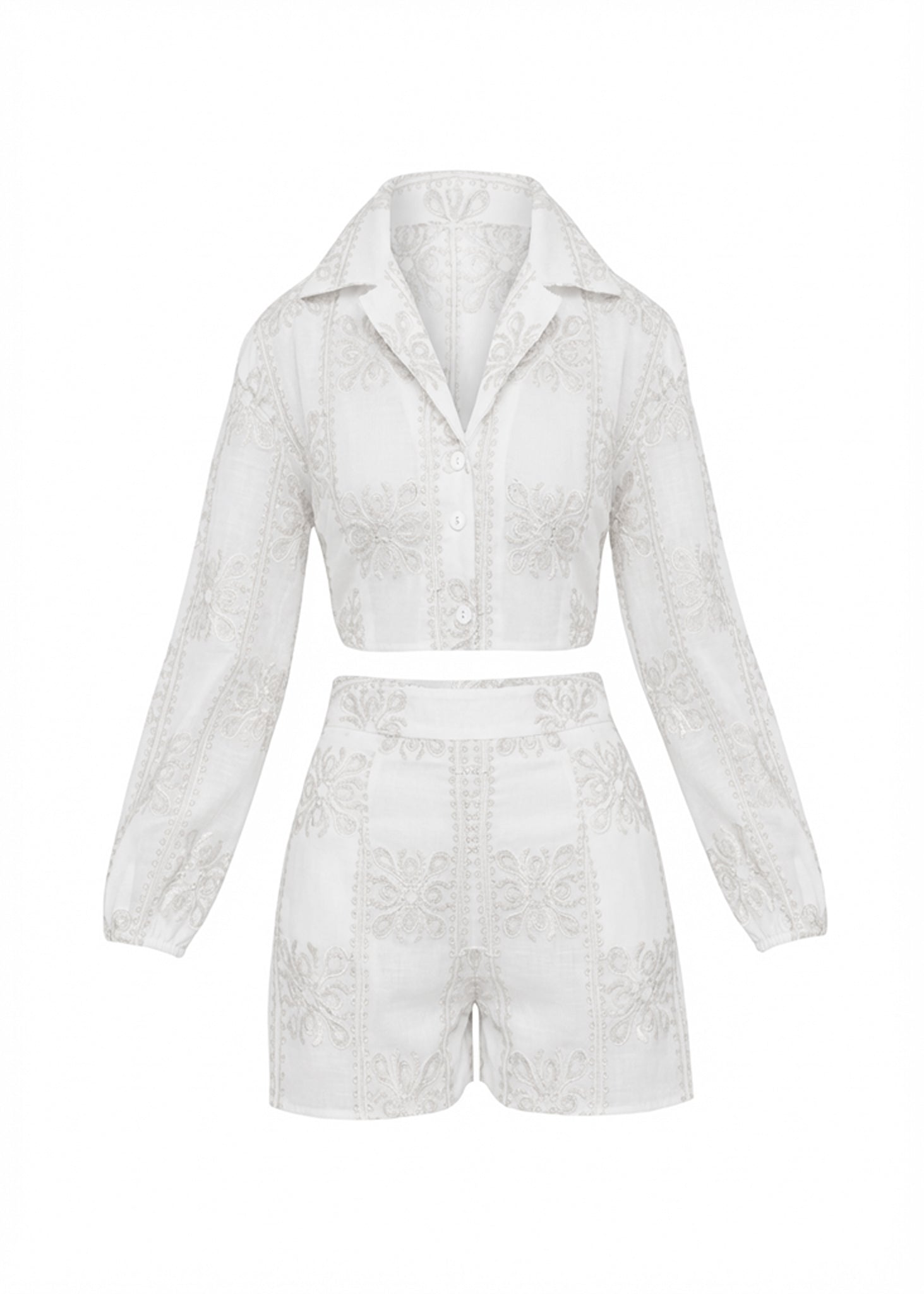 Conjunto Embroidered Linen
