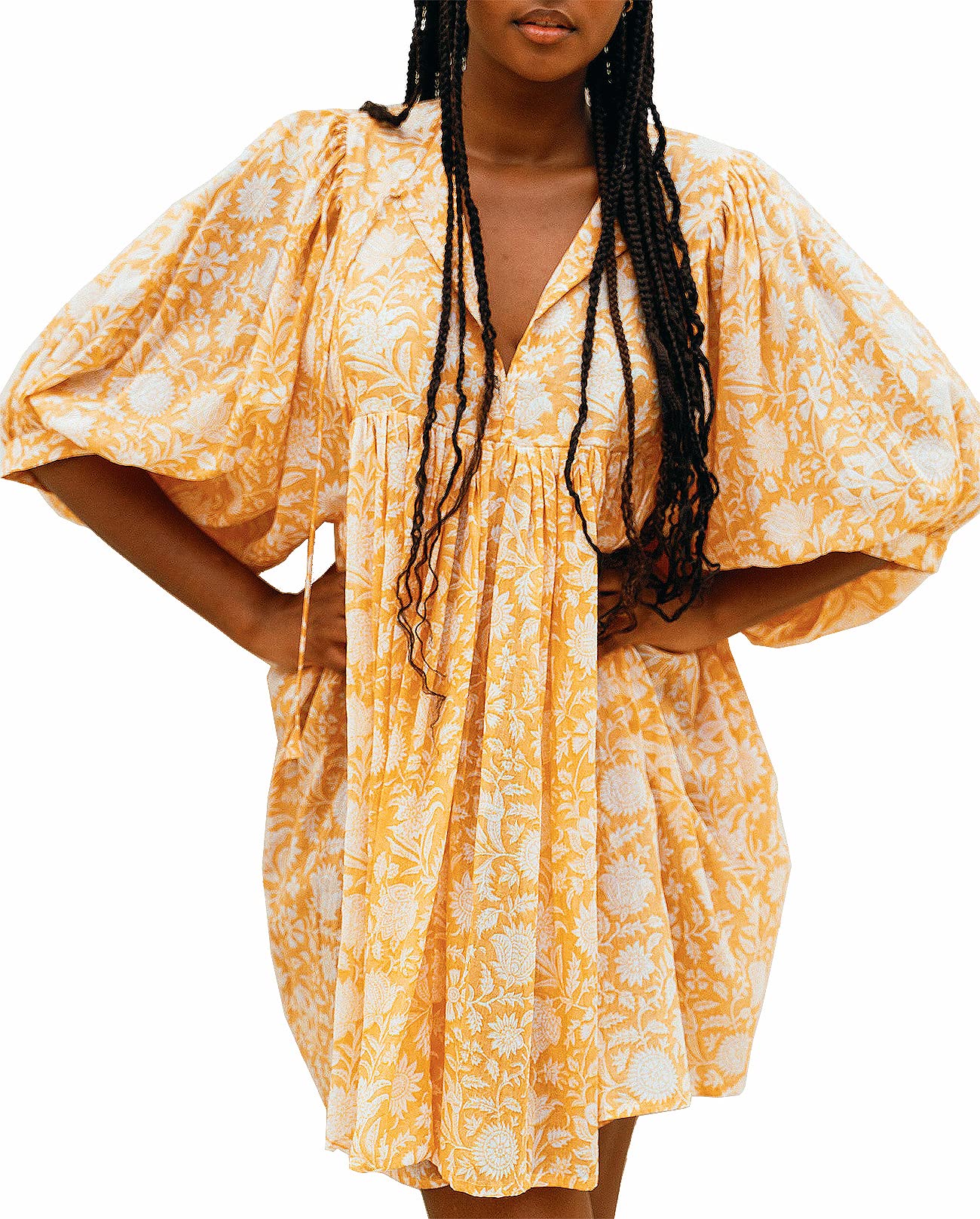 50%OFF 🔥 Women'S Summer Dress - Casual Bohemian Style - Floral Pattern